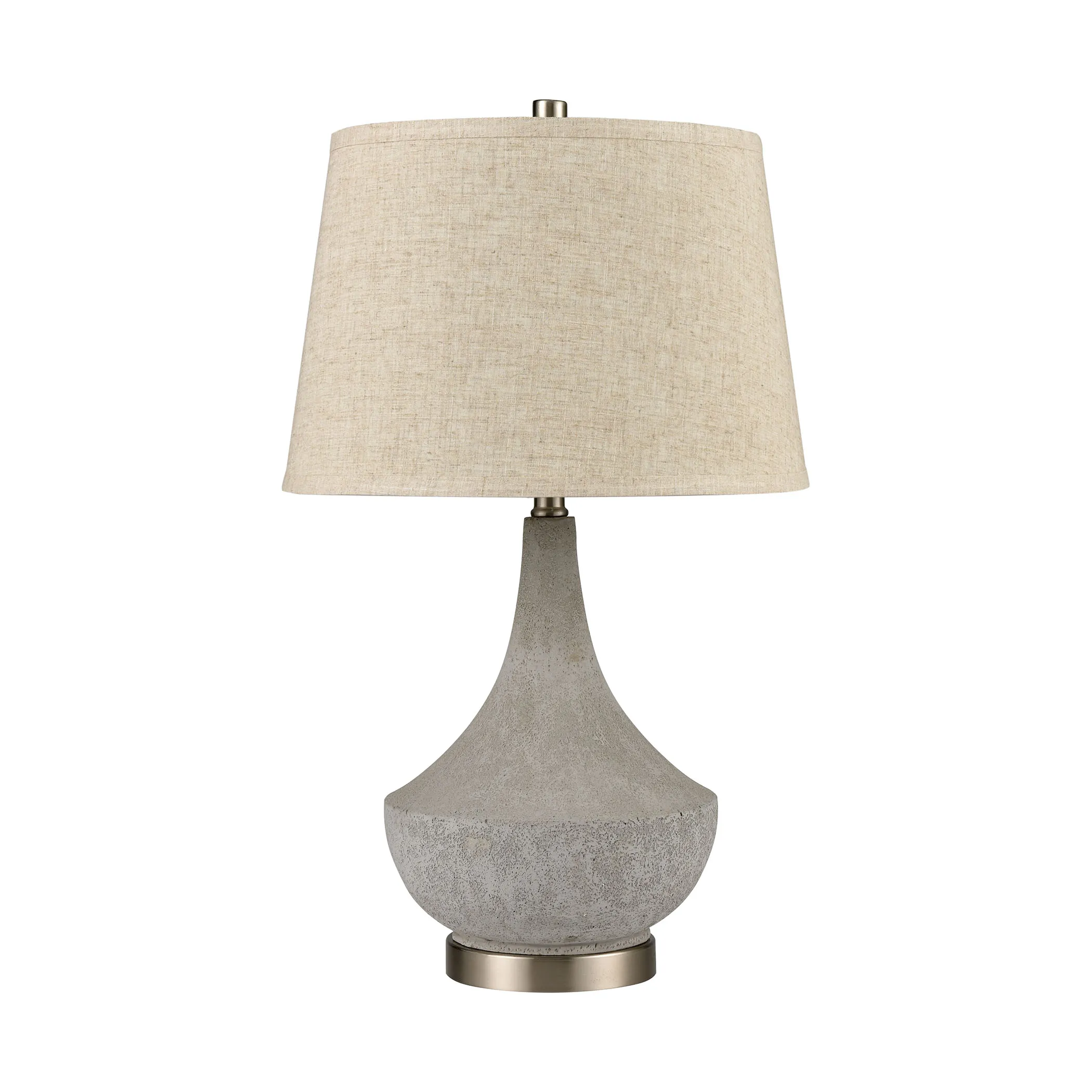 Wendover 25" High 1-Light Table Lamp - Polished Concrete