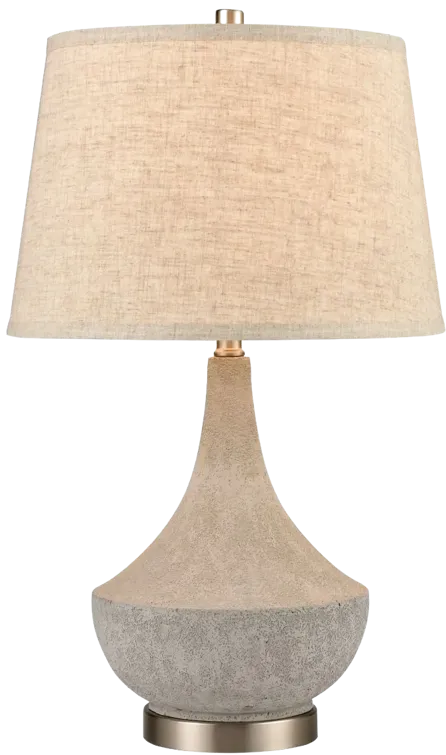 Wendover 25" High 1-Light Table Lamp - Polished Concrete