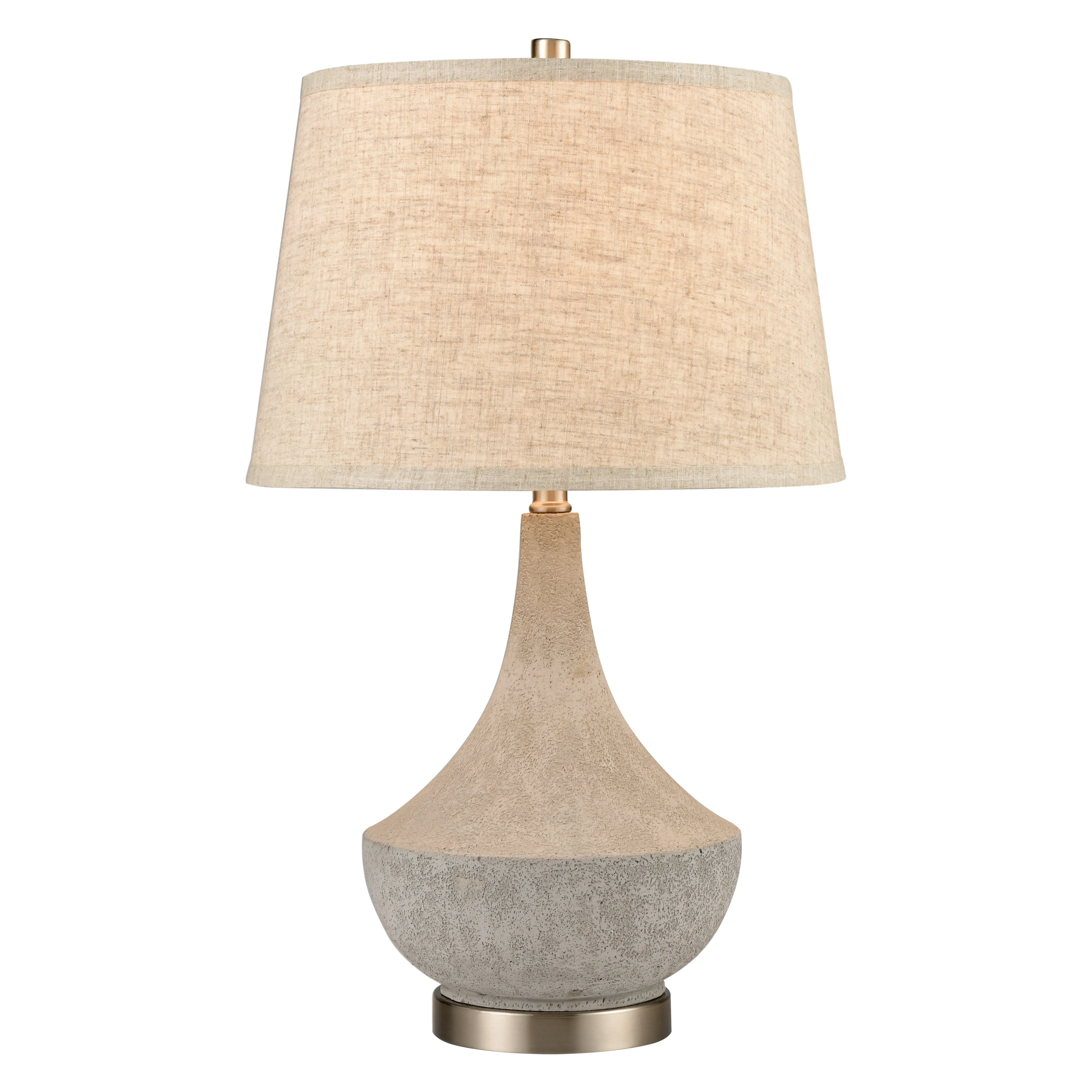 Wendover 25" High 1-Light Table Lamp - Polished Concrete