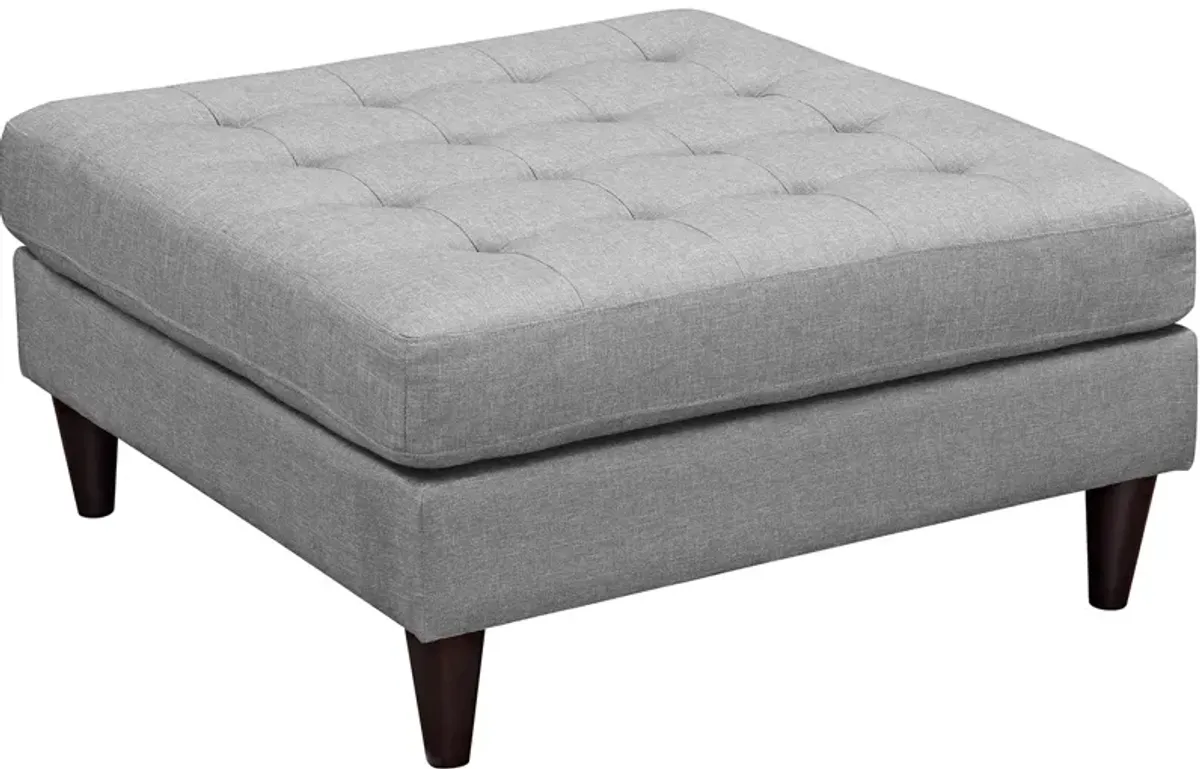 Empress Upholstered Fabric Large Ottoman