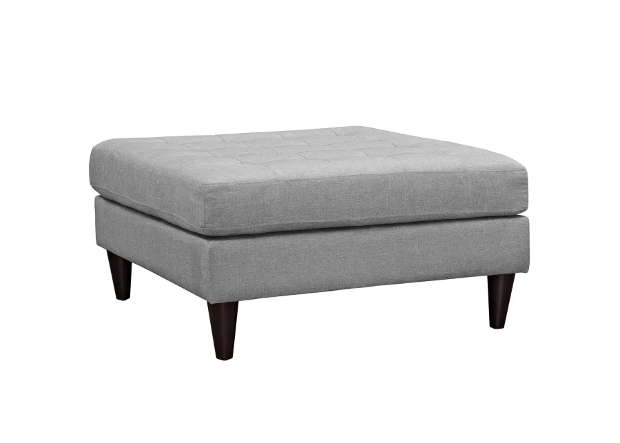 Empress Upholstered Fabric Large Ottoman