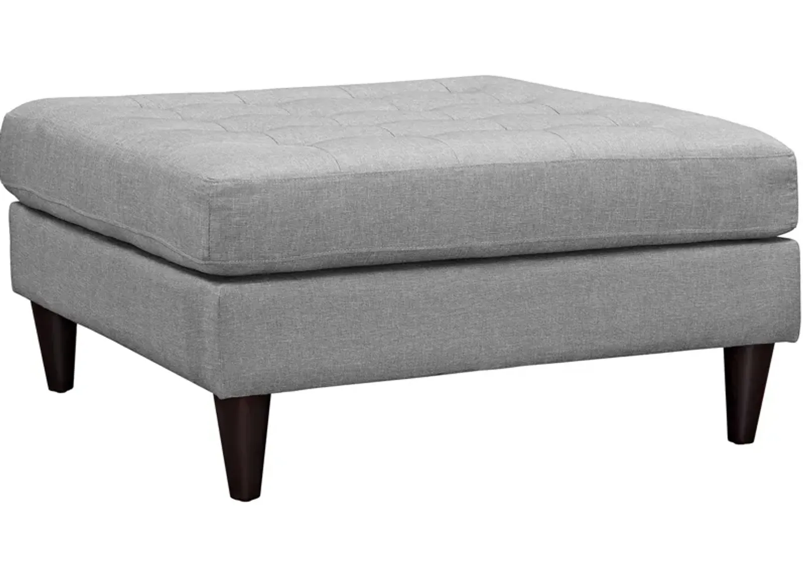 Empress Upholstered Fabric Large Ottoman