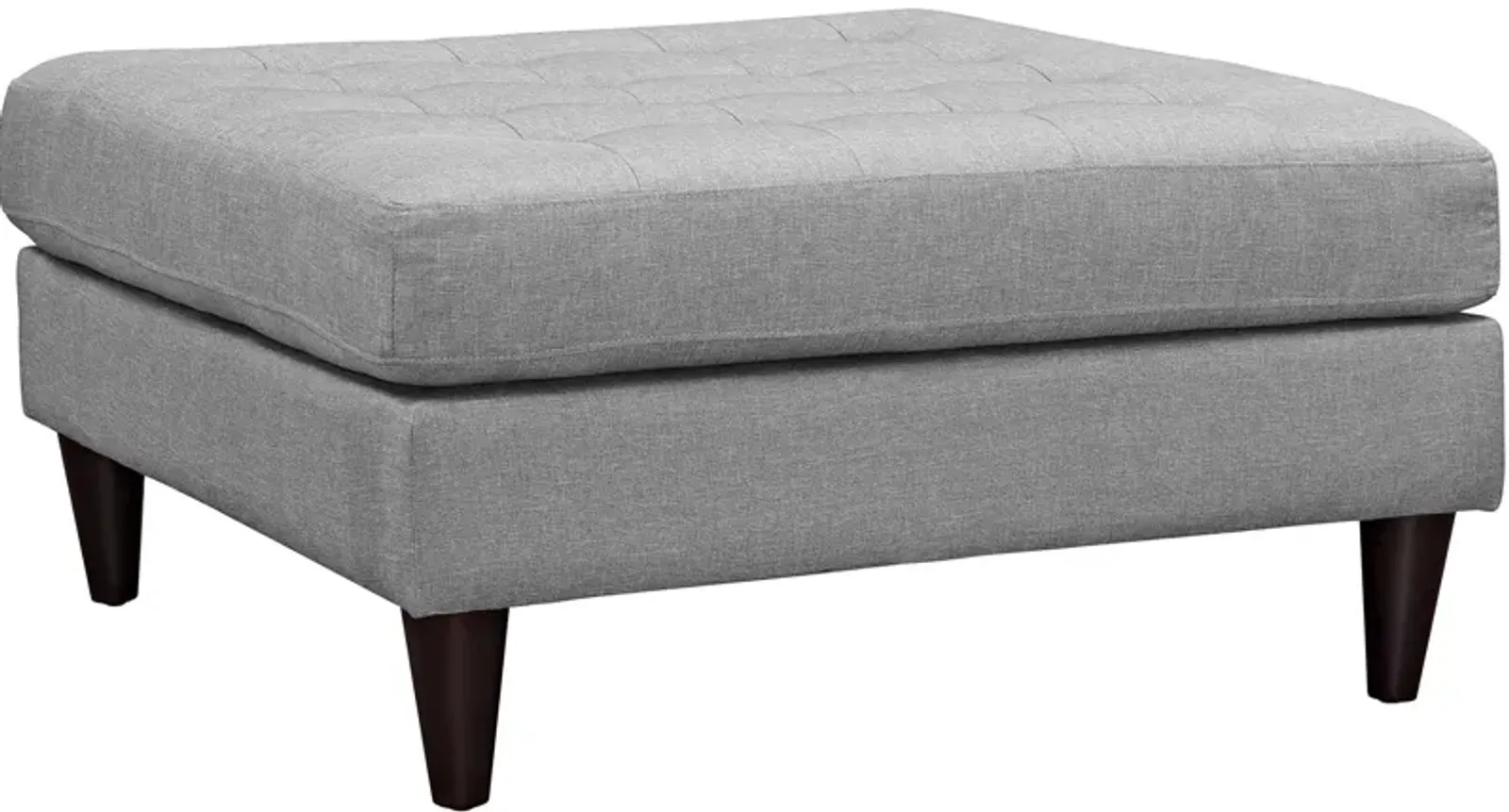 Empress Upholstered Fabric Large Ottoman