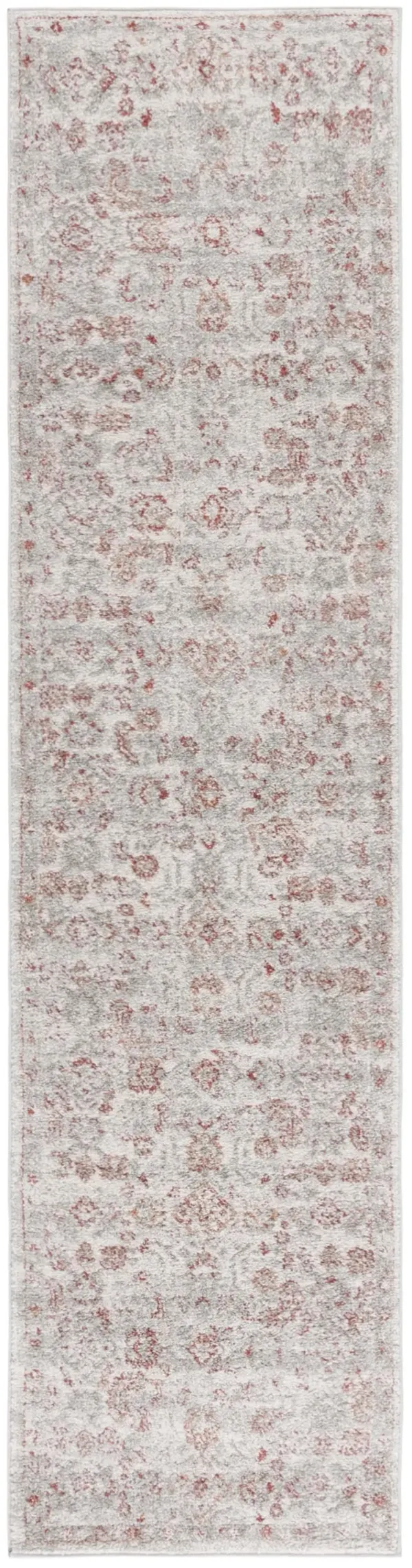 VINTAGE TABRIZ 210 GREY  2' x 8' Runner Rug