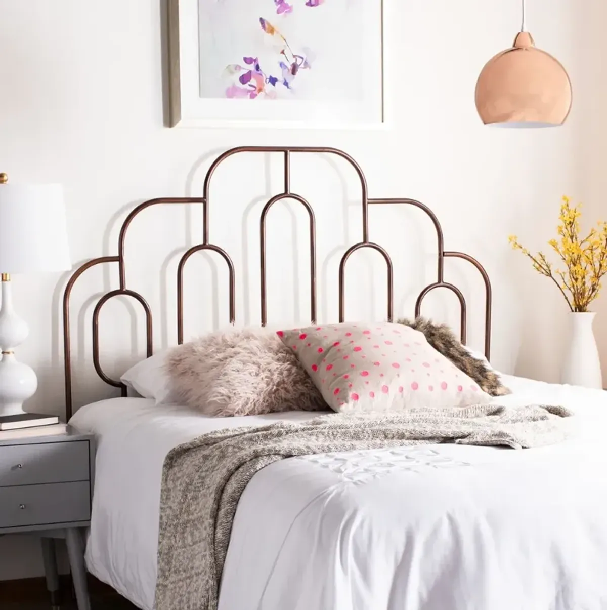 Paloma Metal Retro Headboard