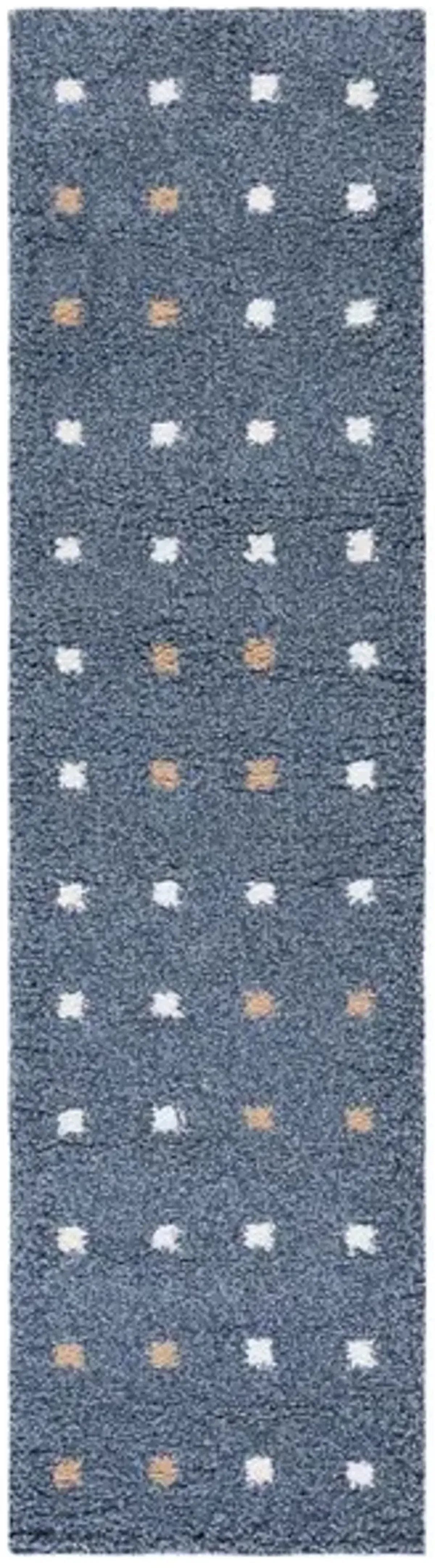 CALICO SHAG 102 2'-2' X 8' Runner Rug