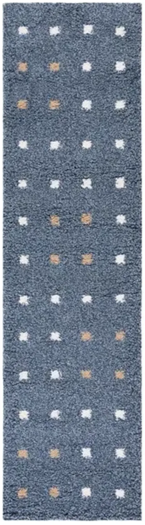 CALICO SHAG 102 2'-2' X 8' Runner Rug