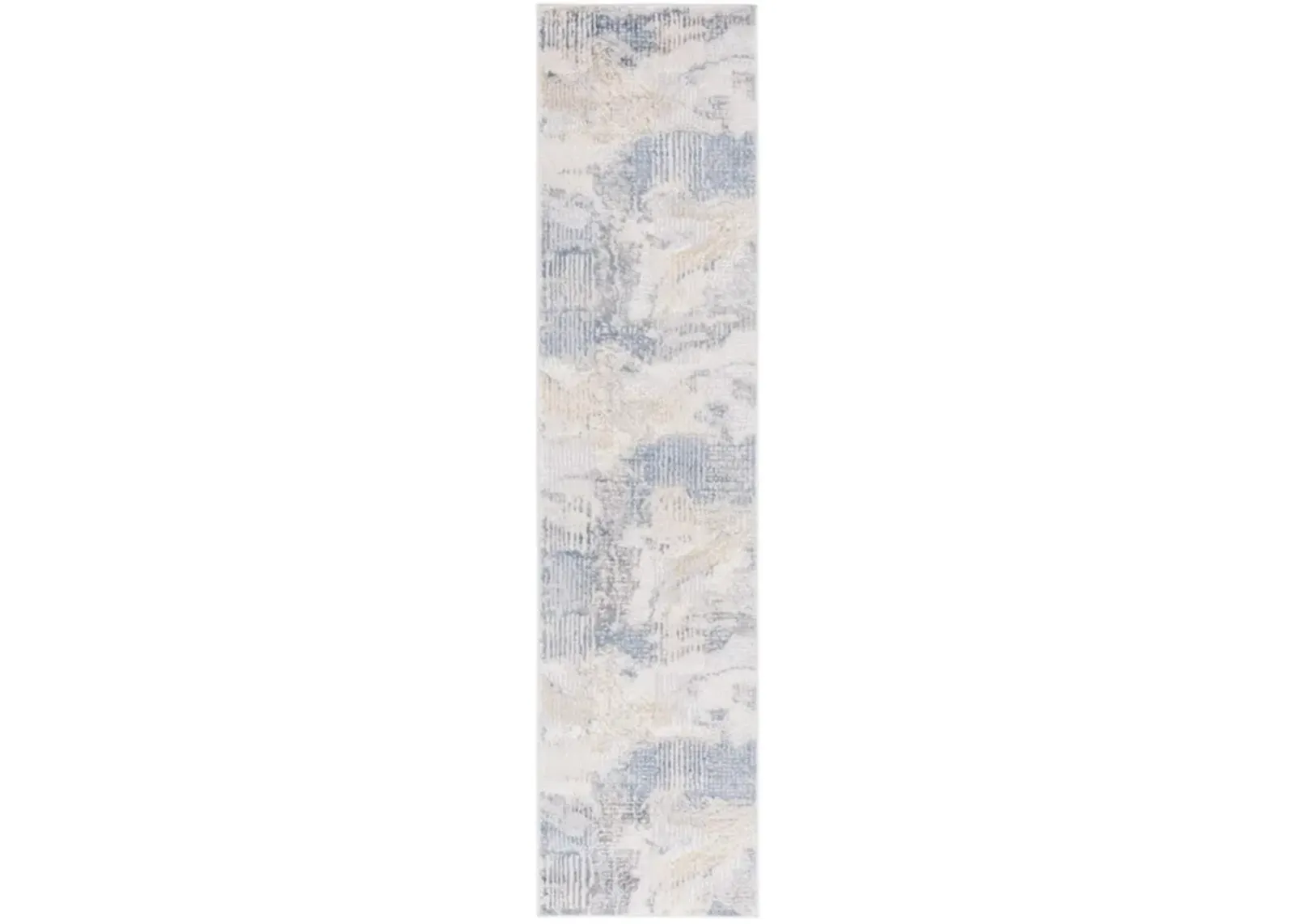 PALMA 350 Blue 2'-2' X 9' Runner Rug