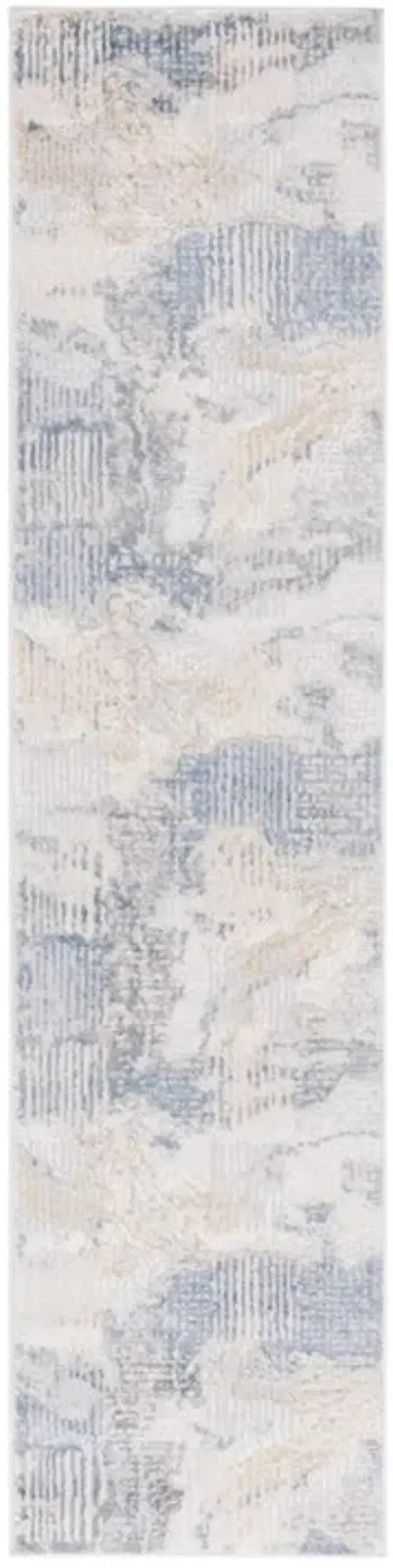 PALMA 350 Blue 2'-2' X 9' Runner Rug