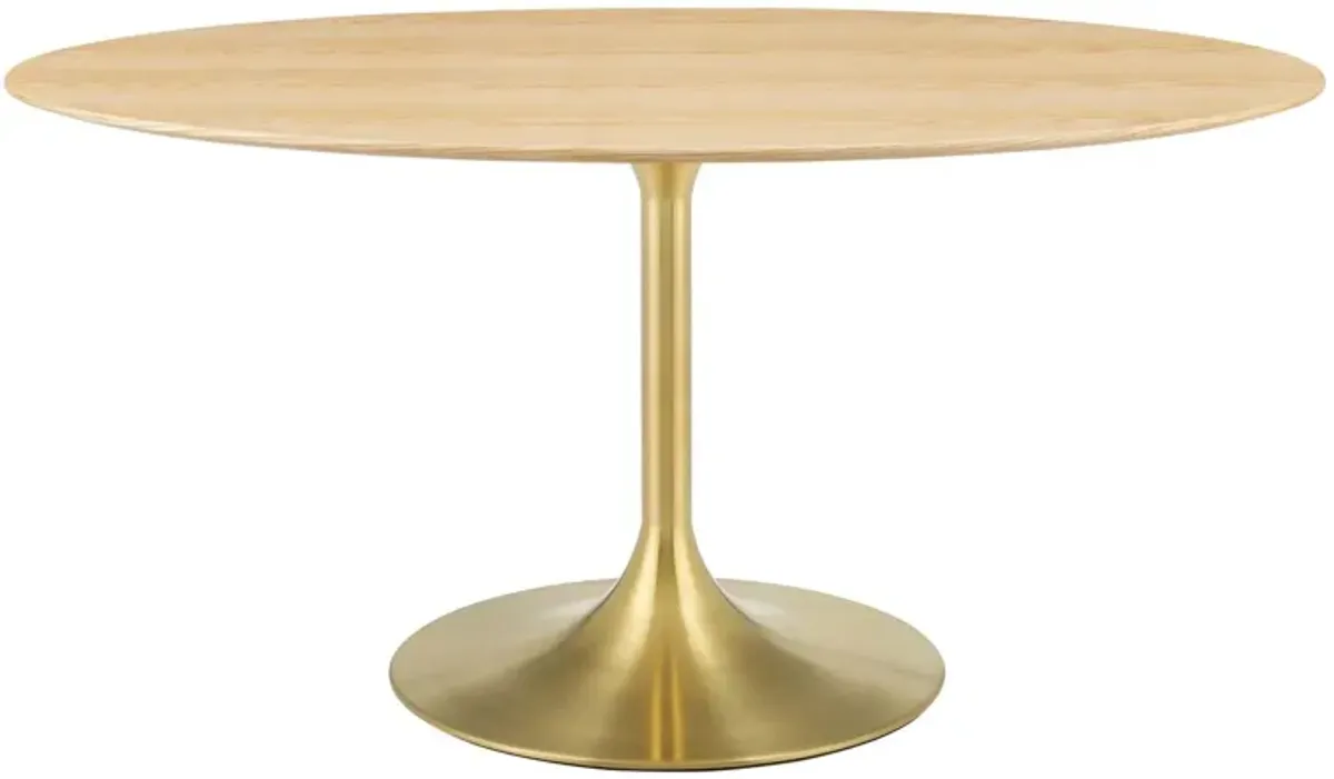 Lippa 60" Oval Wood Dining Table