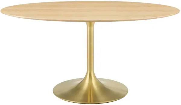 Lippa 60" Oval Wood Dining Table