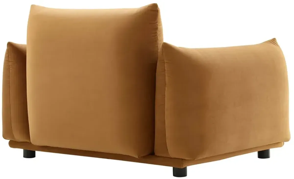 Copious Performance Velvet Armchair