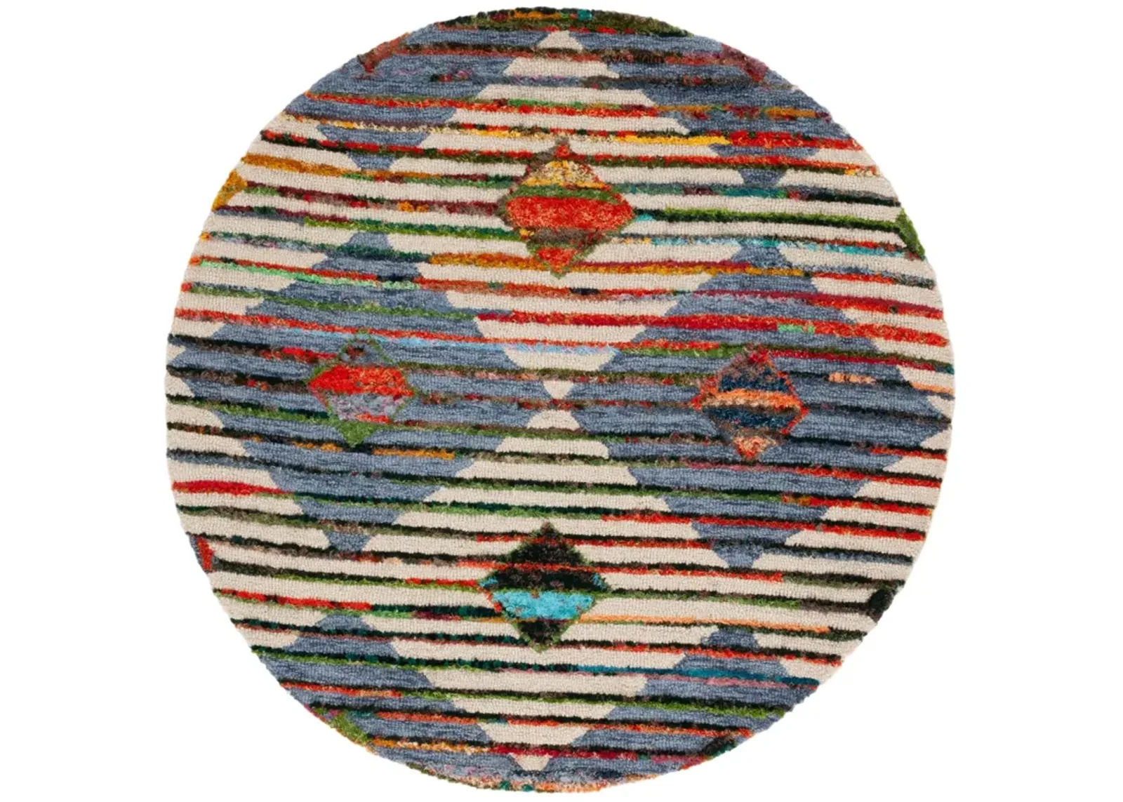 NANTUCKET 606 BEIGE  4' x 4' Round Round Rug