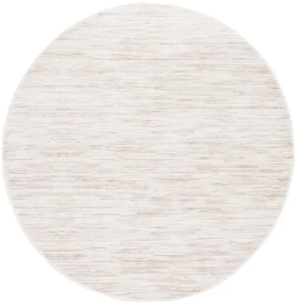 WHISPER 584 Beige 6'-7' X 6'-7' Round Round Rug