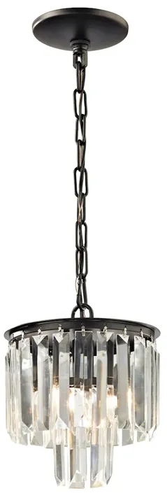 Palacial 8" Wide 1-Light Mini Pendant - Oil Rubbed Bronze