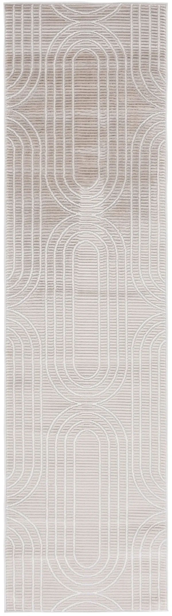 ARCHWAY 808 BEIGE  2'-2' x 8' Runner Rug