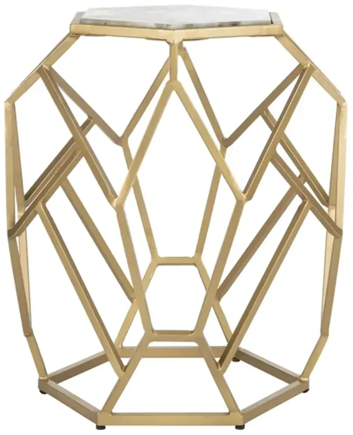 AVA GEOMETRIC ACCENT TABLE