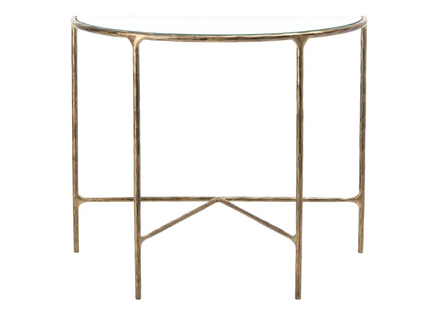 Jessa Forged Metal Console Table