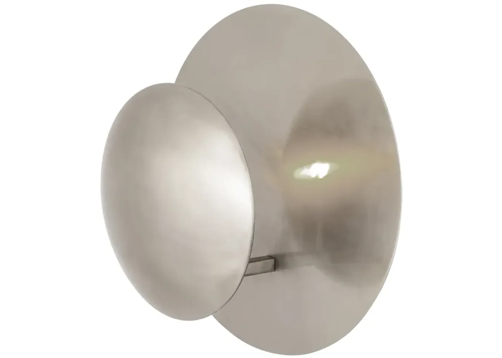 Lorens 12.5" High 1-Light Sconce - Polished Nickel