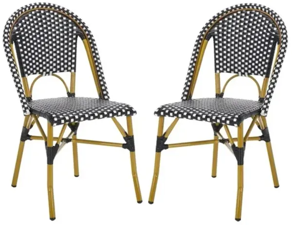 Salcha Indoor-Outdoor French Bistro Side Chair - Set Of 2