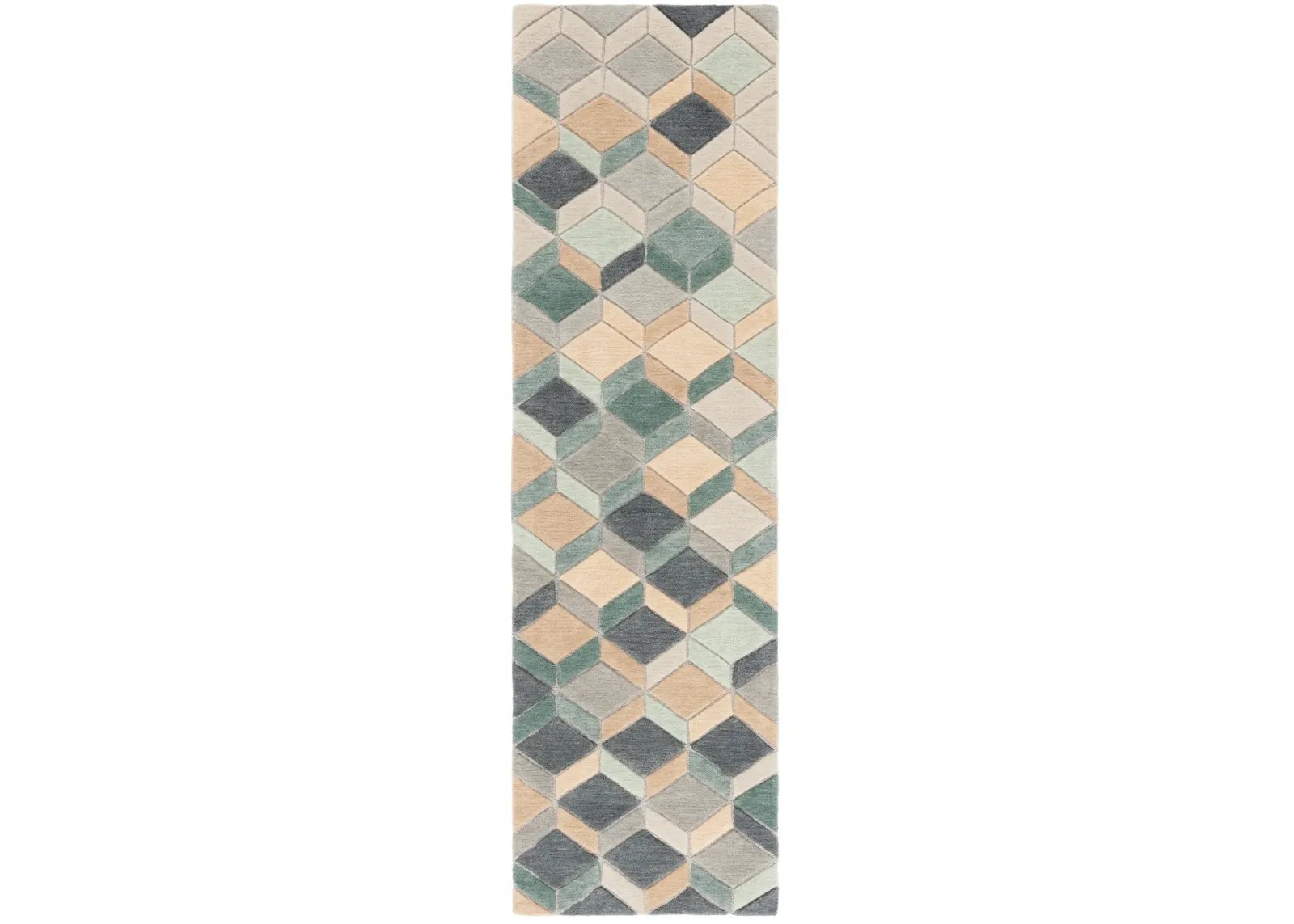 RODEO DRIVE 452 BEIGE  2'-3' x 8' Runner Rug