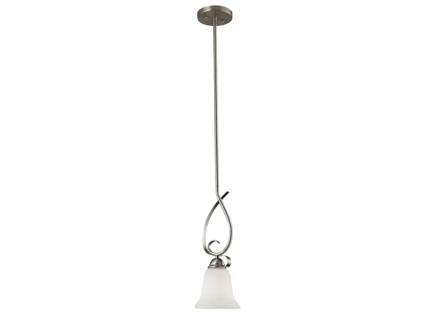 Brighton 6" Wide 1-Light Mini Pendant - Brushed Nickel