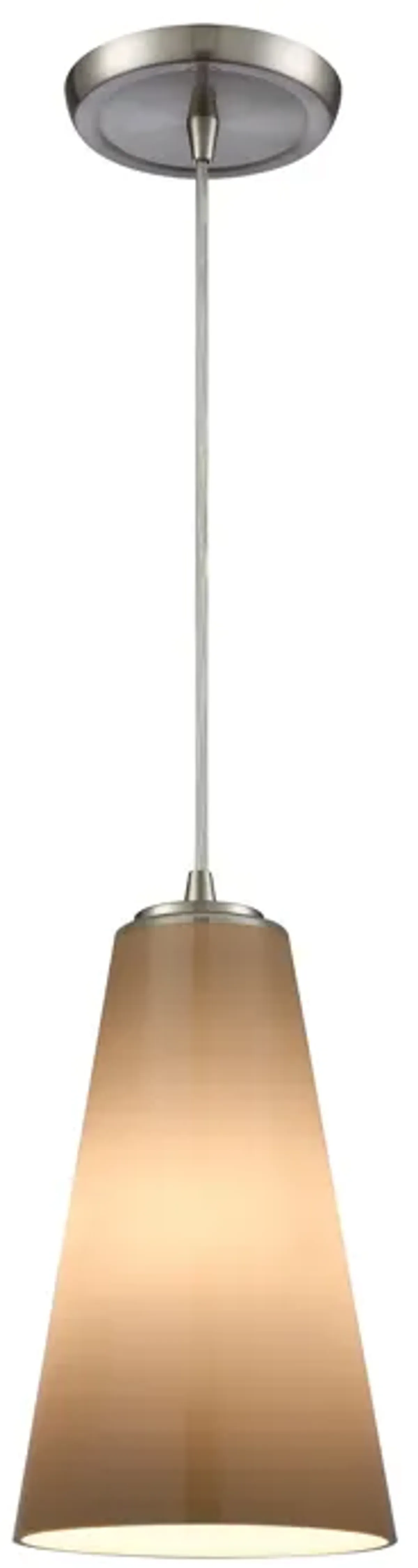 Connor 6" Wide 1-Light Mini Pendant - Satin Nickel