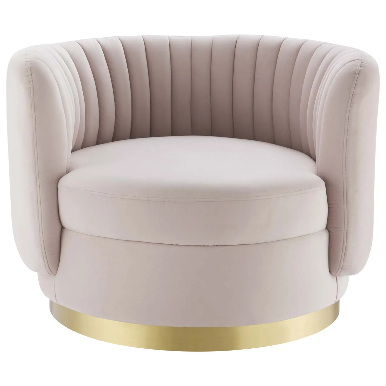 Embrace Tufted Performance Swivel Chair