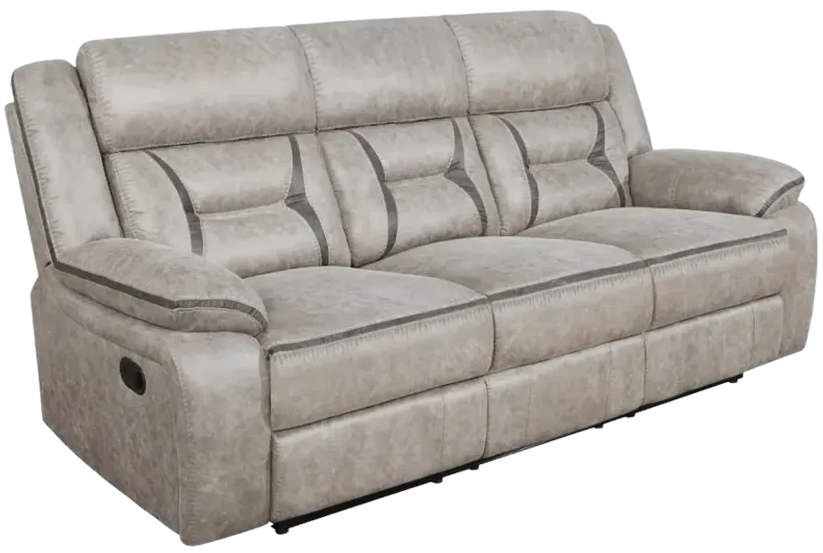 Greer Upholstered Tufted Back Motion Sofa