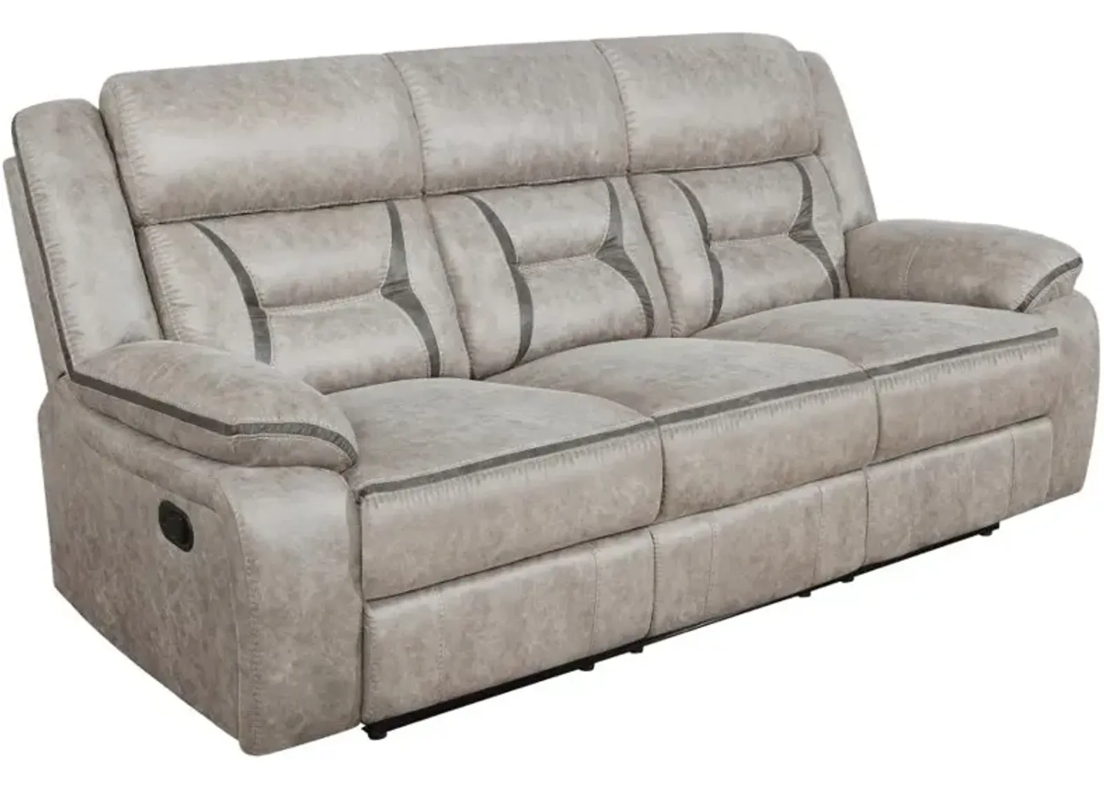 Greer Upholstered Tufted Back Motion Sofa