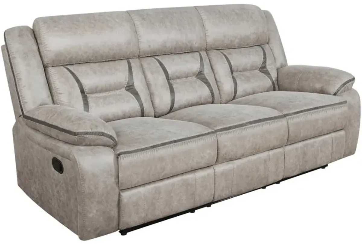 Greer Upholstered Tufted Back Motion Sofa