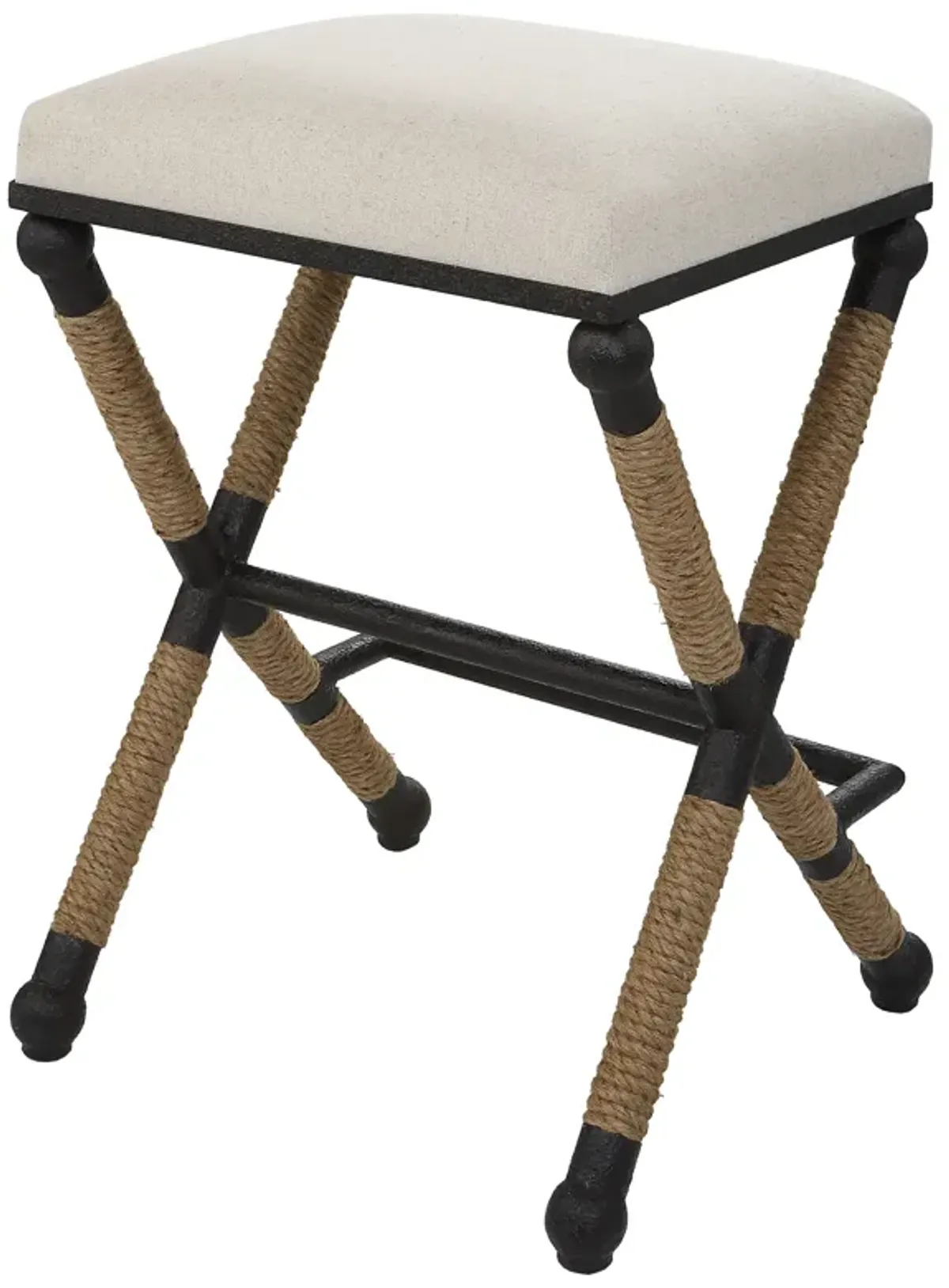 Firth Rustic Oatmeal Counter Stool