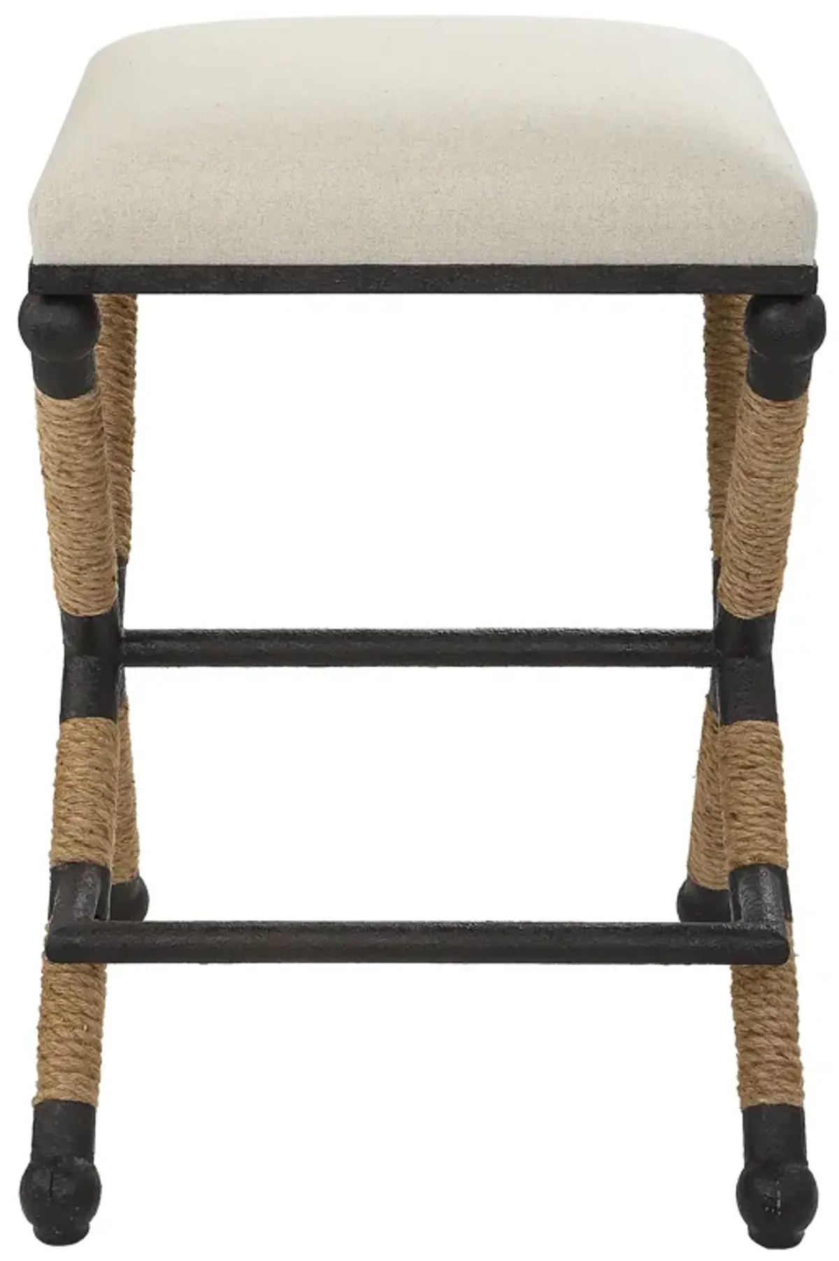 Firth Rustic Oatmeal Counter Stool