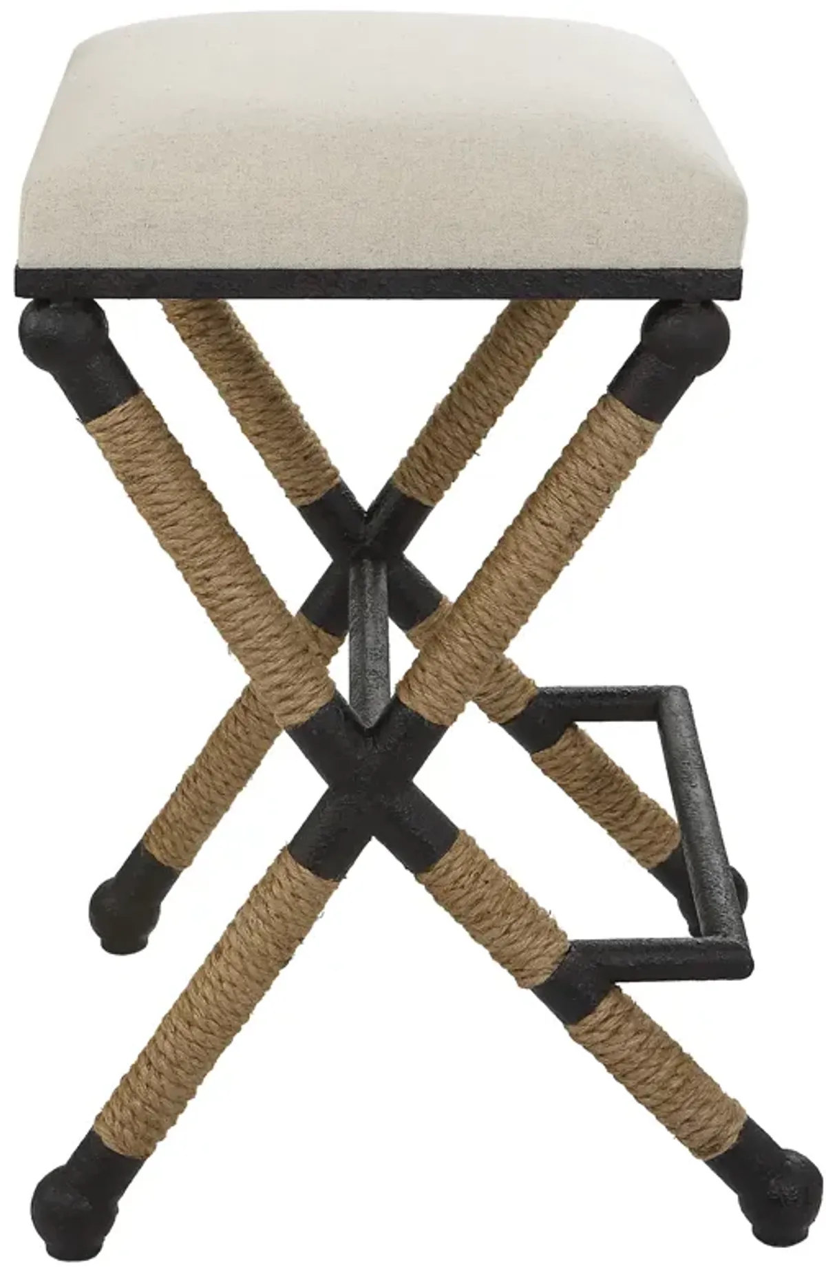 Firth Rustic Oatmeal Counter Stool