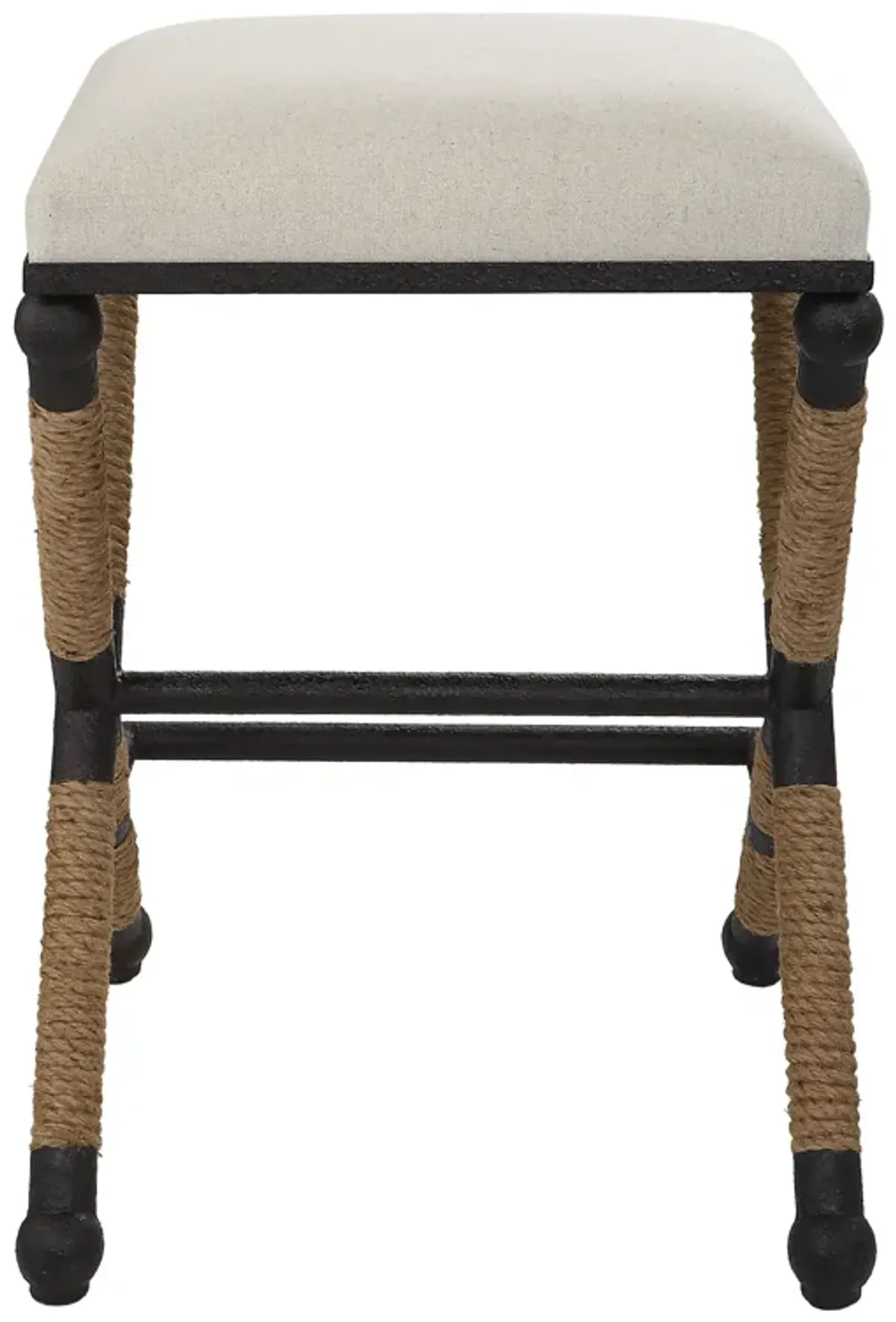 Firth Rustic Oatmeal Counter Stool