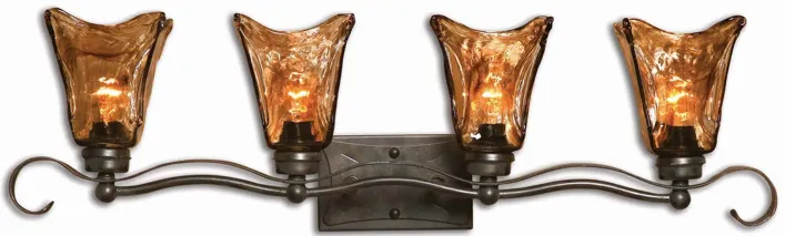 Vetraio 4 Light Bronze Vanity Strip