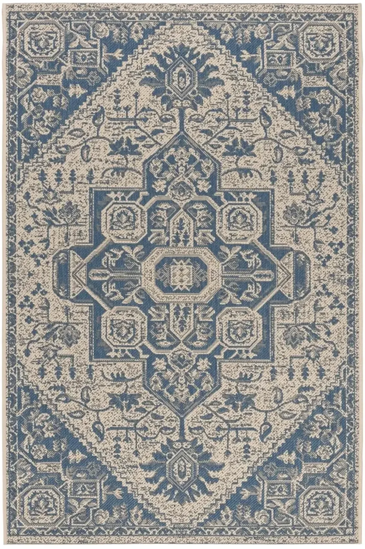 BEACH HOUSE 138 Blue 6'-7' X 9'-2' Medium Rectangle Rug