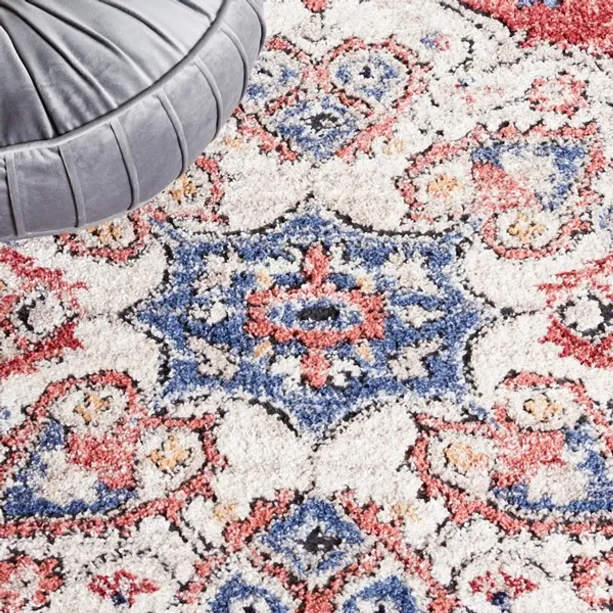 LUNA 106 Multi 6'-7' X 6'-7' Round Round Rug