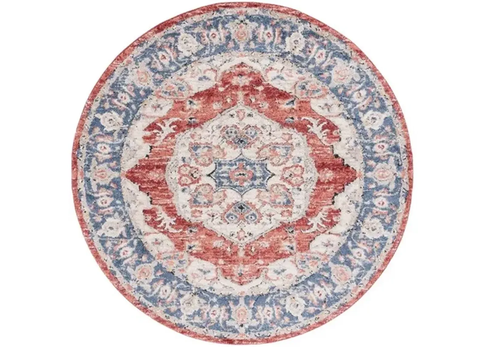 LUNA 106 Multi 6'-7' X 6'-7' Round Round Rug