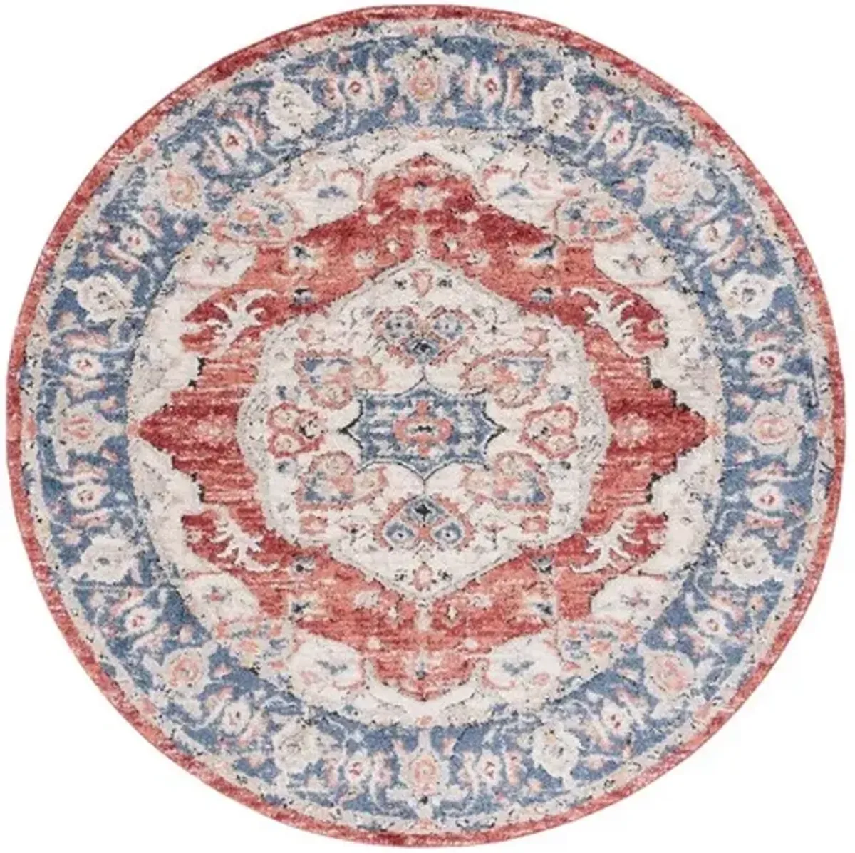 LUNA 106 Multi 6'-7' X 6'-7' Round Round Rug