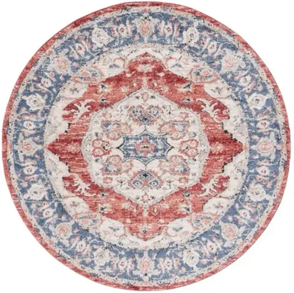 LUNA 106 Multi 6'-7' X 6'-7' Round Round Rug