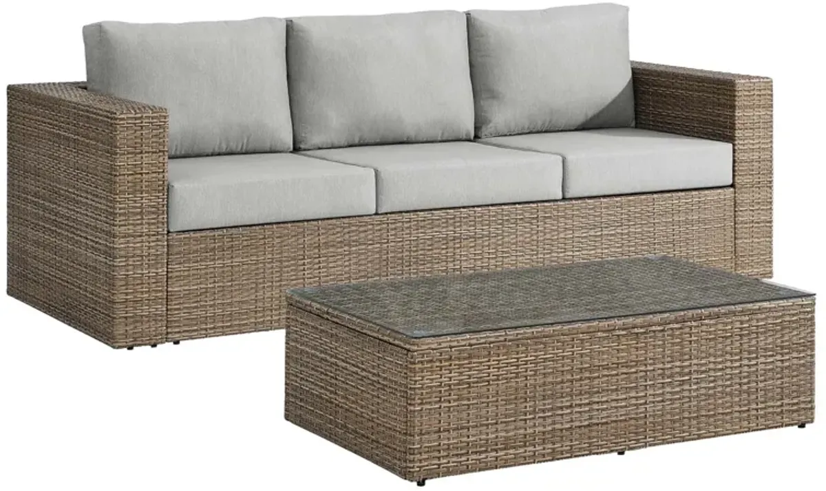 Convene Outdoor Patio Outdoor Patio 2-Piece Furniture Set