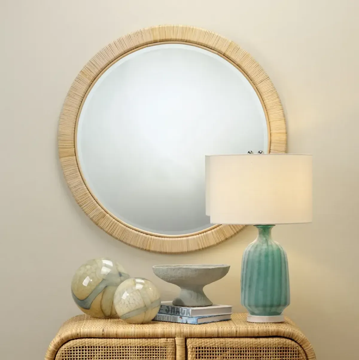 Ohana Rattan Mirror