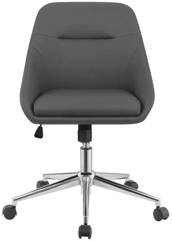 Ahmed Upholstered Office Chair with Casters