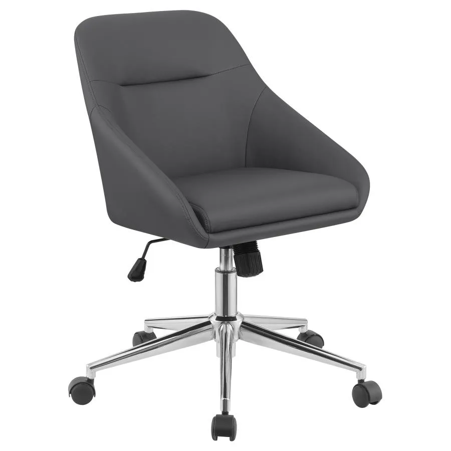 Ahmed Upholstered Office Chair with Casters