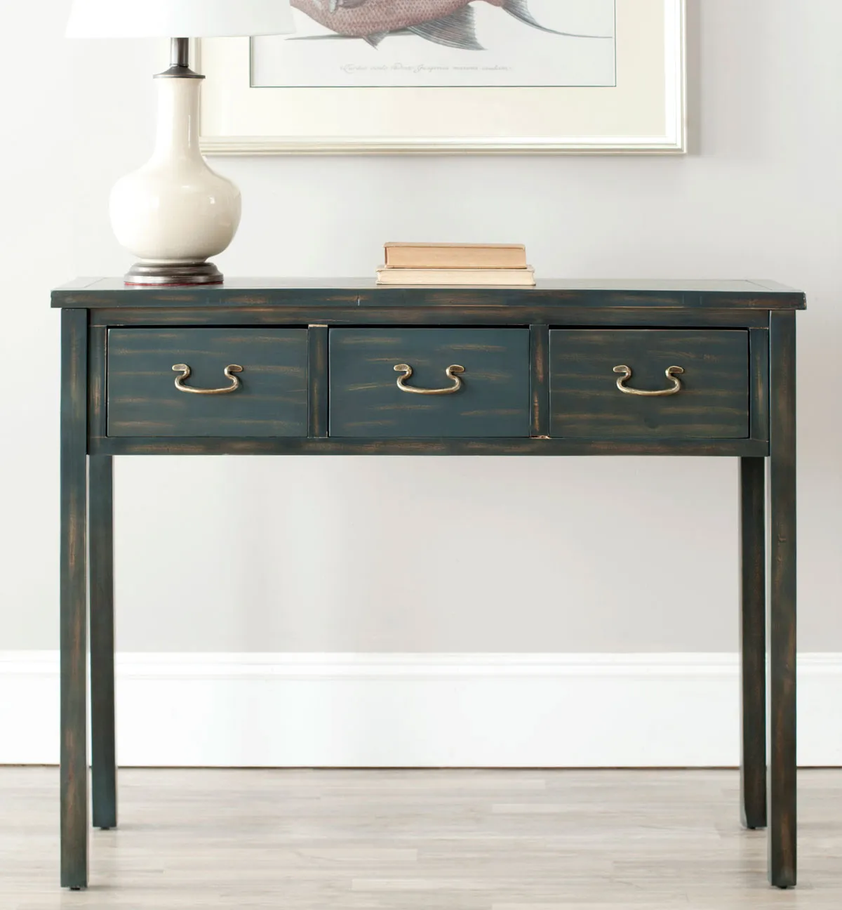 CINDY CONSOLE WITH STORAGE DRAWERS 