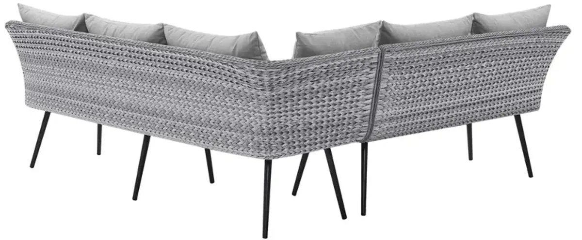 Endeavor Outdoor Rattan Sectional 