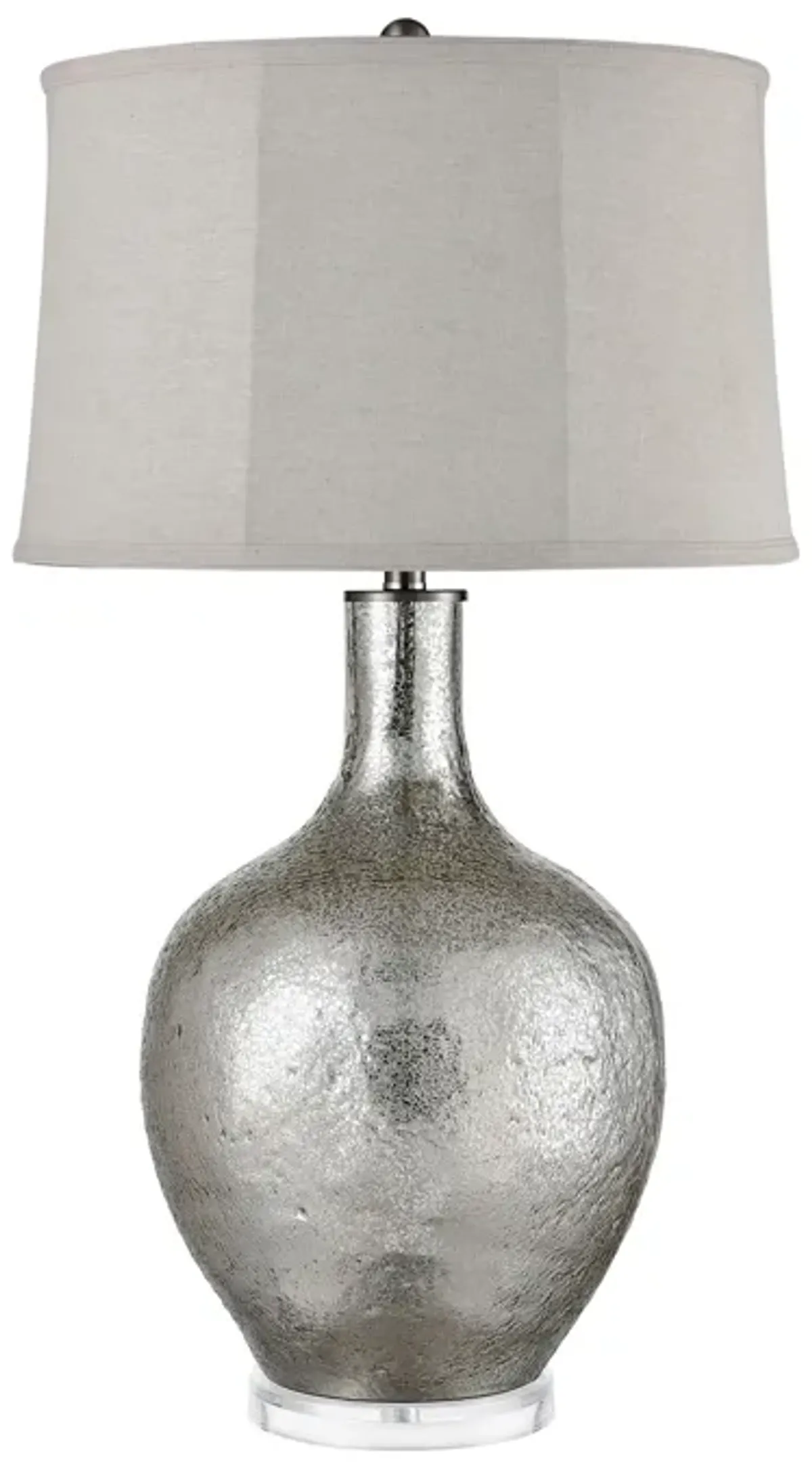 Balbo 33" High 1-Light Table Lamp - Silver Mercury