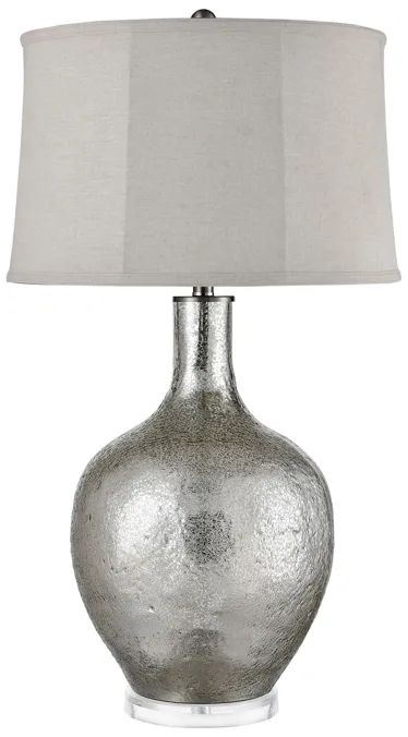 Balbo 33" High 1-Light Table Lamp - Silver Mercury