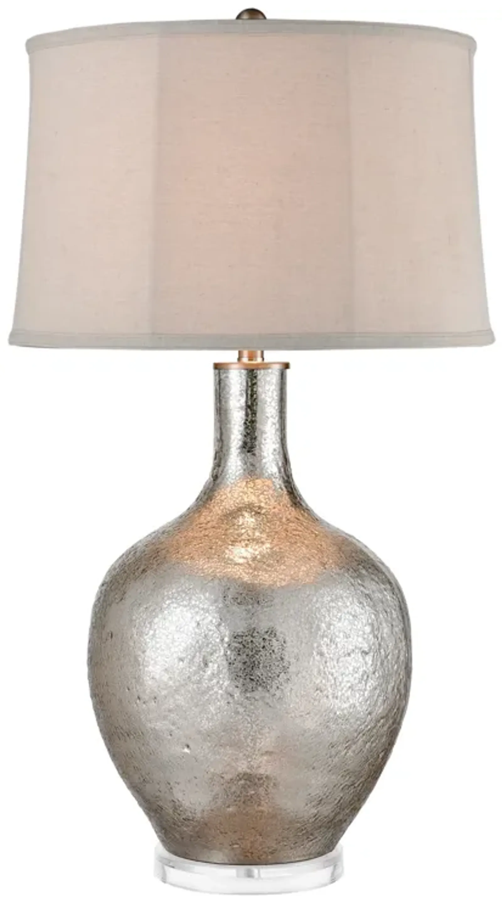 Balbo 33" High 1-Light Table Lamp - Silver Mercury